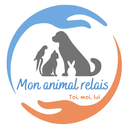 Logo Mon animal relais petsitter-Mon Animal Relais-petsitter-garde d'animaux-bien être animal-chien-chats-promenade-volvic
