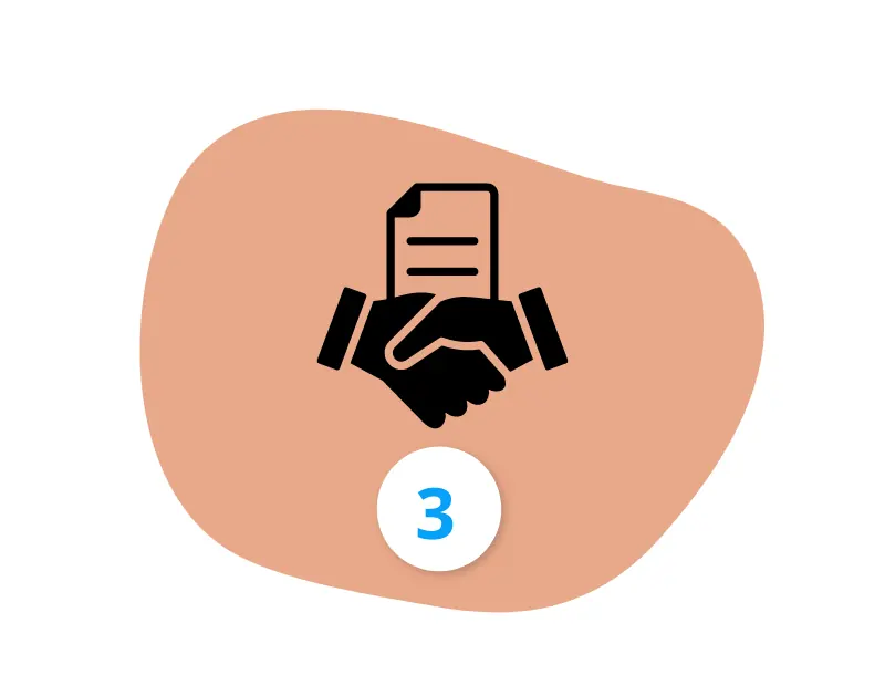 fonctionnement étape 3 établissement du contrat-Mon Animal Relais-petsitter-garde d'animaux-bien être animal-chien-chats-promenade-volvic